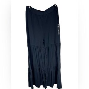 Love 83 Black Wide Leg Boho Pants Size M